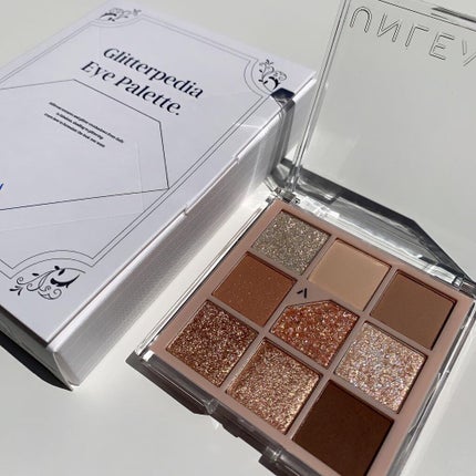 グリッターペディアアイパレット/unleashia/アイシャドウパレットを使ったクチコミ(4枚目)