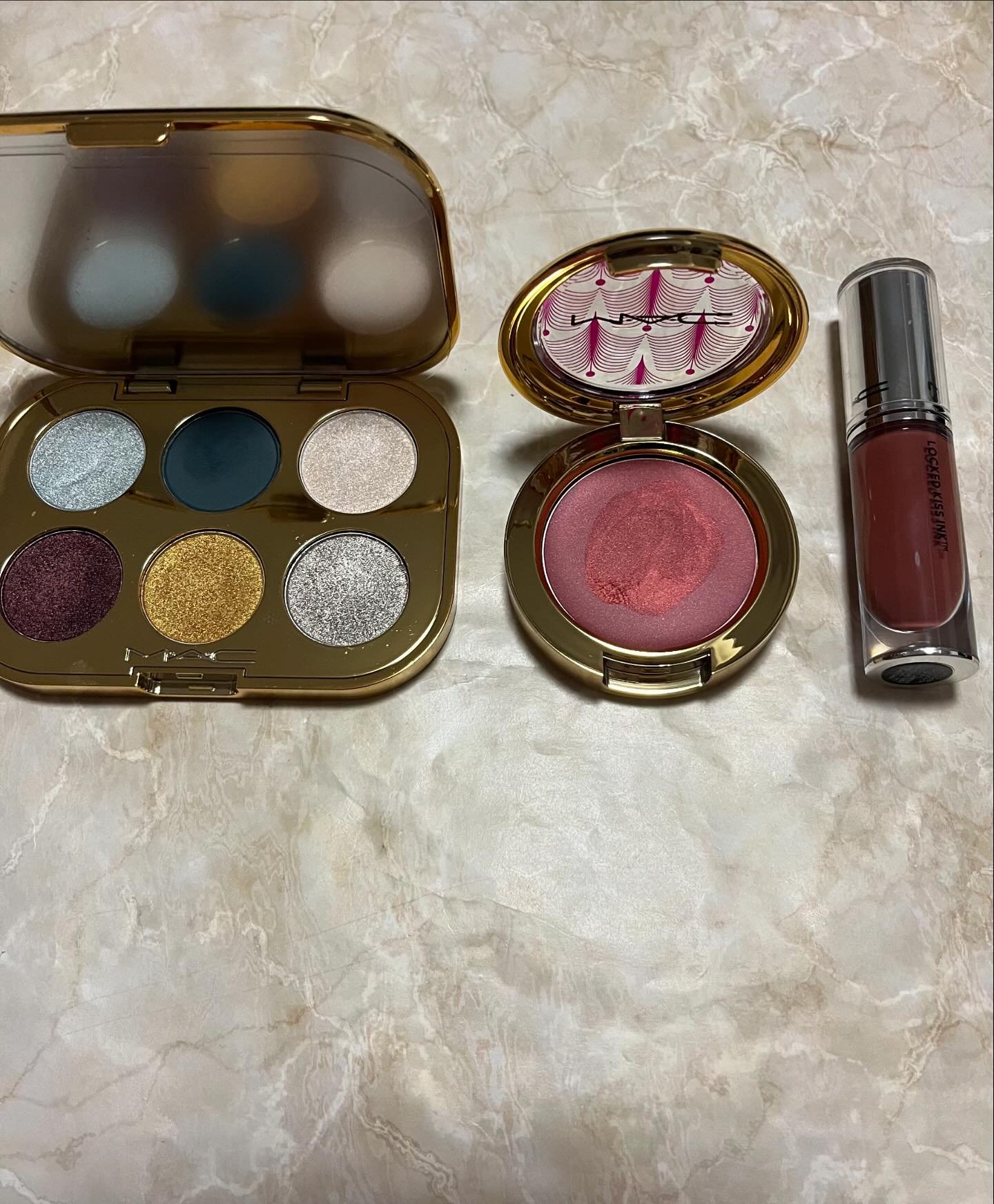 スキン フィニッシュ メタリック クリーム ブラッシュ/M・A・C/ジェル・クリームチークを使ったクチコミ（1枚目）