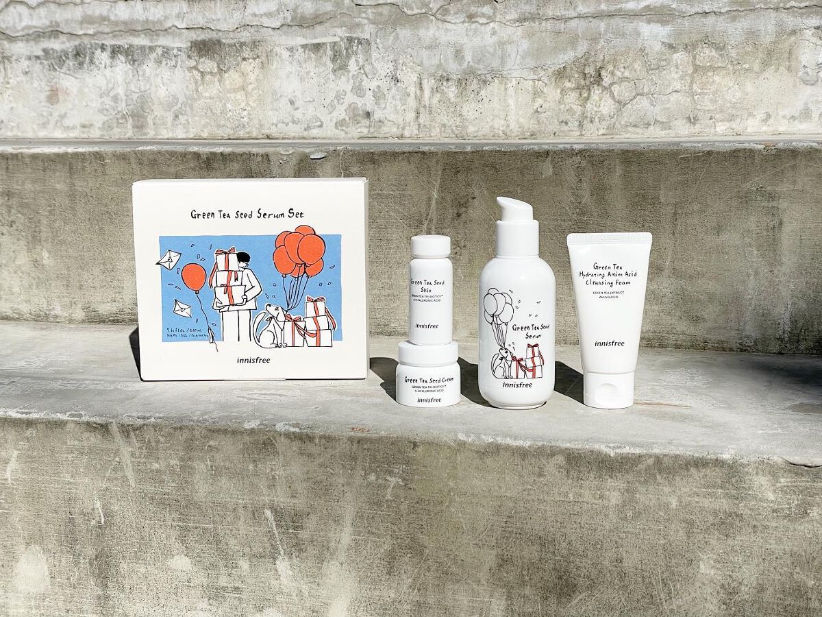 【HOLIDAY】グリーンティーシード　モイスト　クリーム/innisfree/フェイスクリームを使ったクチコミ（2枚目）