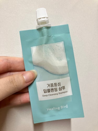 Healing bird ノーウォッシュ リカバリー ヘアエッセンス クリーム トリートメントのクチコミ「Healing bird💙ディープクレンジングシャンプー

クリオの福袋に入っていたものです〜.....」（1枚目）