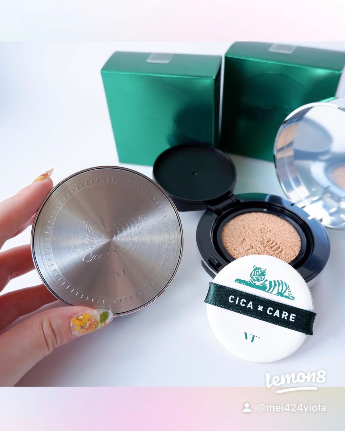 CICA エアリーフィットカバークッション/VT/クッションファンデーションを使ったクチコミ(9枚目)