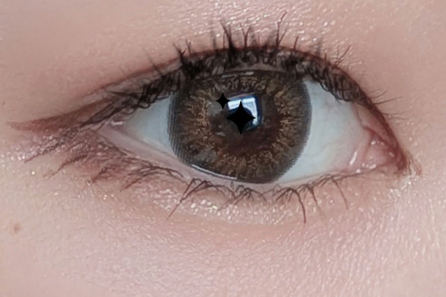 ビュームワンデー ラディアントブラウン/ビューム/ワンデー（１DAY）カラコンを使ったクチコミ（3枚目）