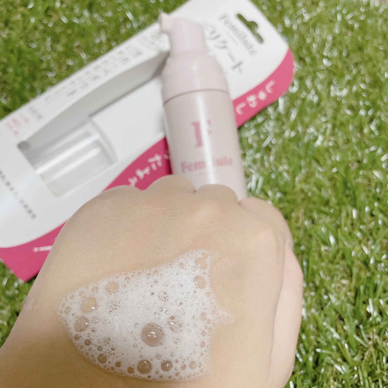 デリケートふきとりフォーム/Femilute/デリケートゾーンケアを使ったクチコミ（1枚目）