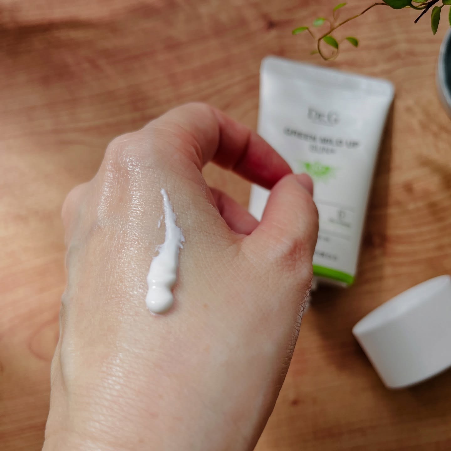 グリーンマイルドアップサンプラス/Dr.G/日焼け止めクリームを使ったクチコミ（3枚目）