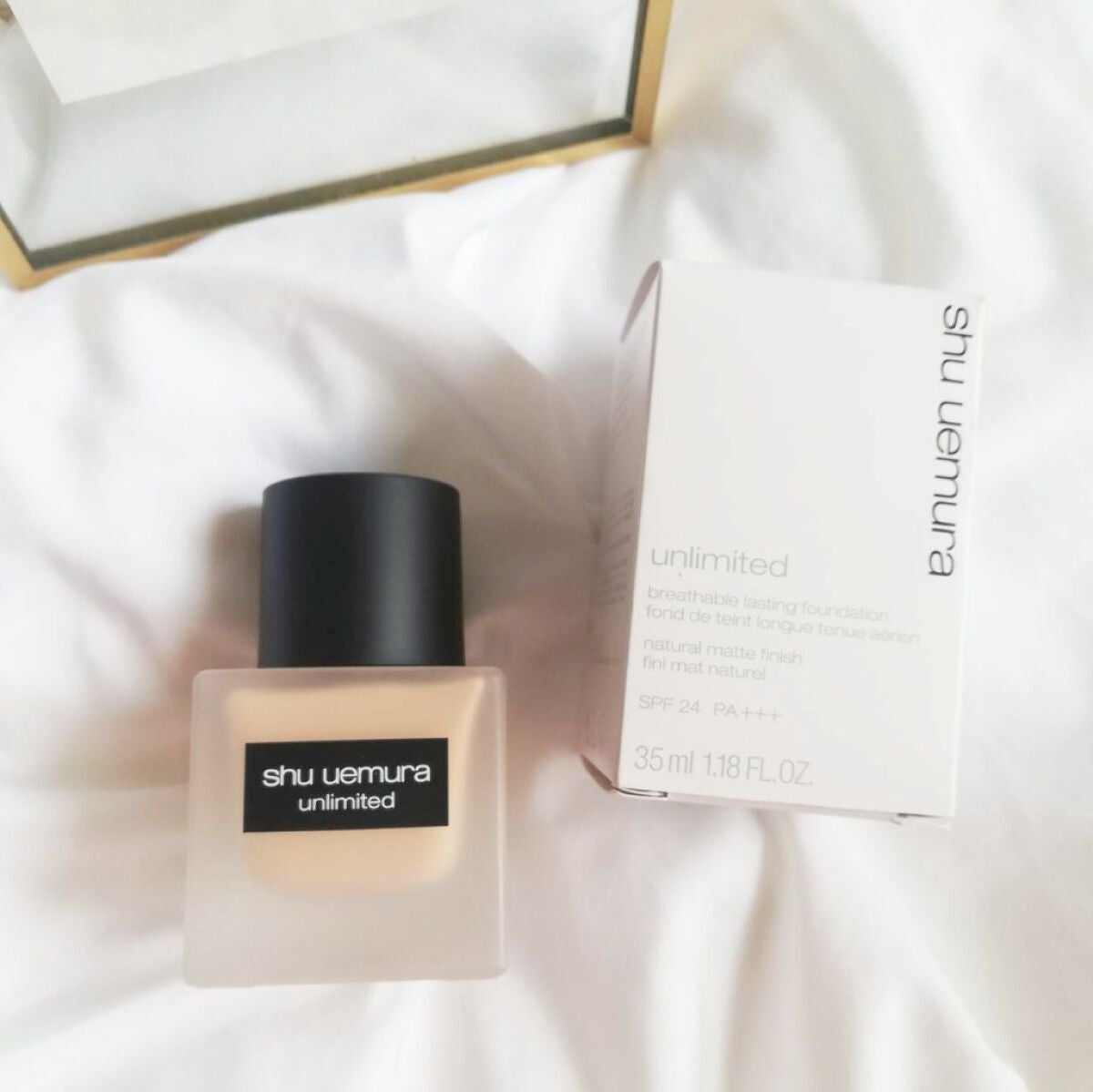 (旧)アンリミテッド ラスティング フルイド/shu uemura/リキッドファンデーションを使ったクチコミ(1枚目)