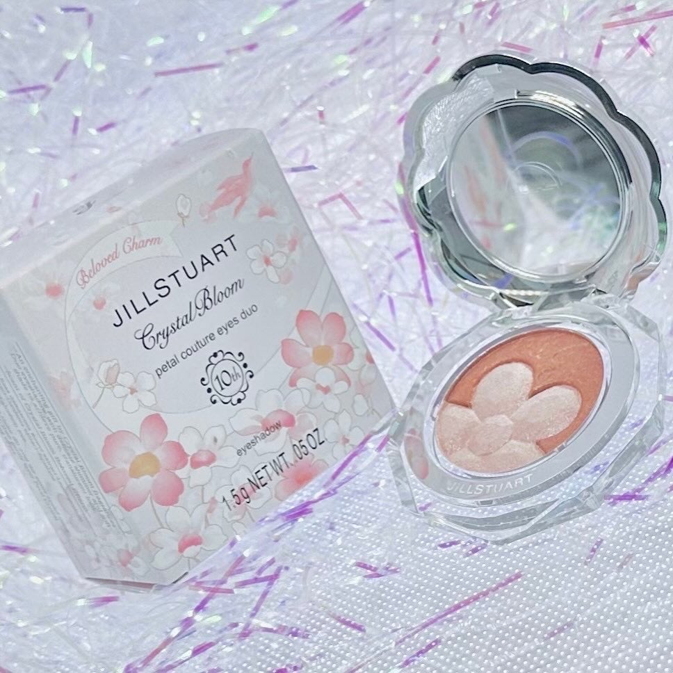 ジルスチュアート クリスタルブルーム ペタルクチュールアイズ デュオ/JILL STUART/アイシャドウパレットを使ったクチコミ(2枚目)