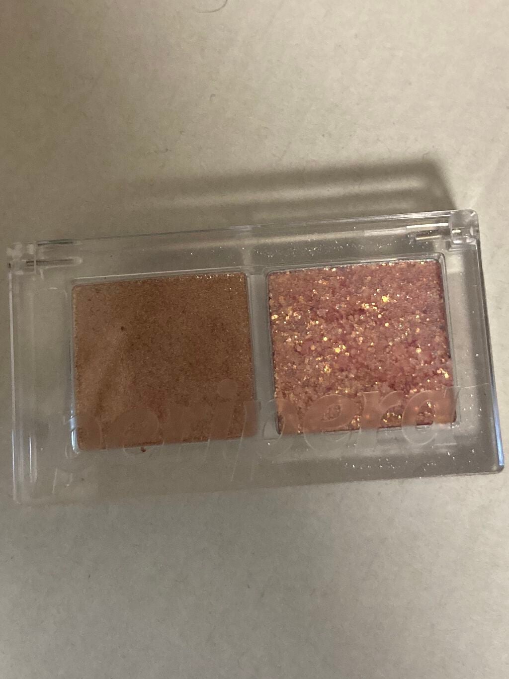 デュオ ポケット グリッター シャドウ/PERIPERA/アイシャドウパレットを使ったクチコミ(1枚目)