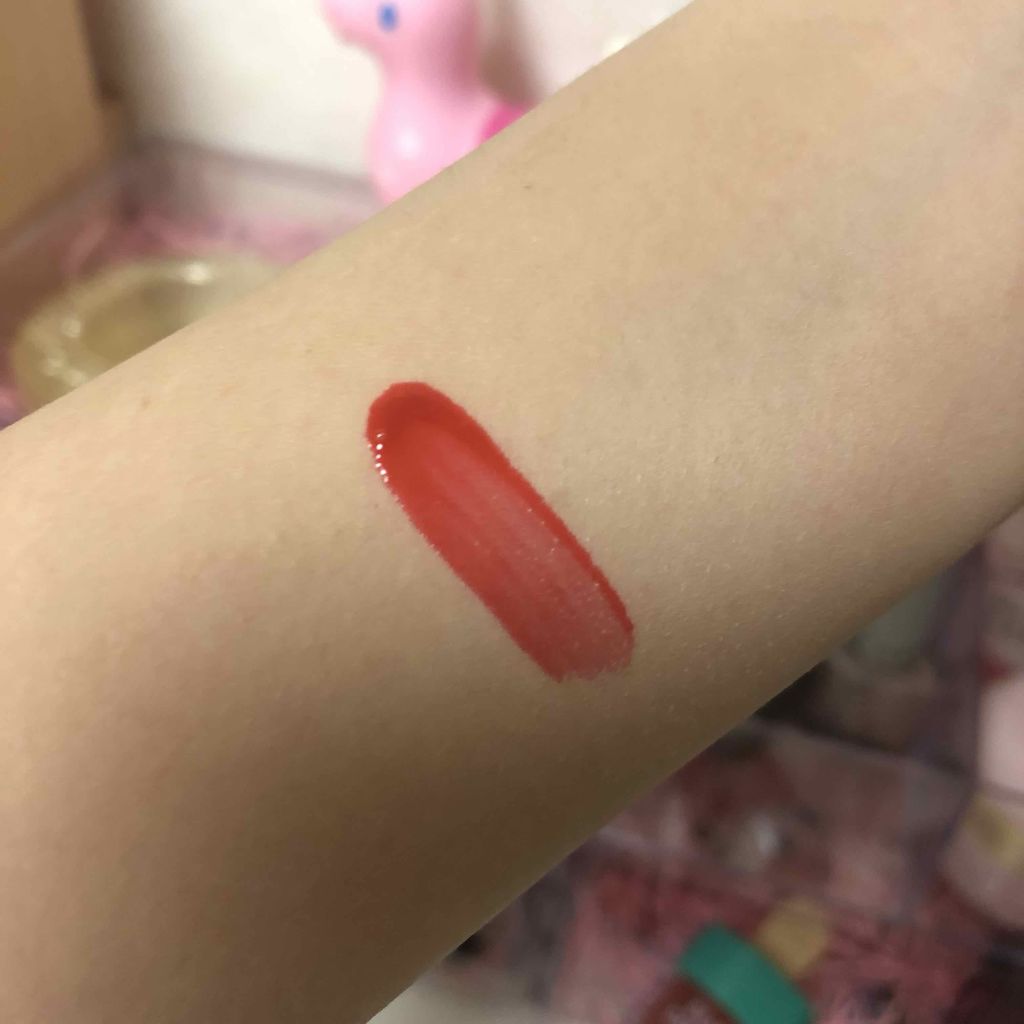 ディアダーリン ウォータージェルティント (アイスティント)/ETUDE/口紅を使ったクチコミ(2枚目)