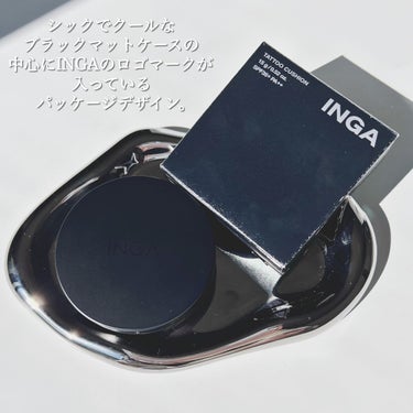 INGA タトゥークッションファンデーションのクチコミ「《INGA》
▫️タトゥークッションファンデーション
color:N19 ライトバニラ

【#.....」（3枚目）