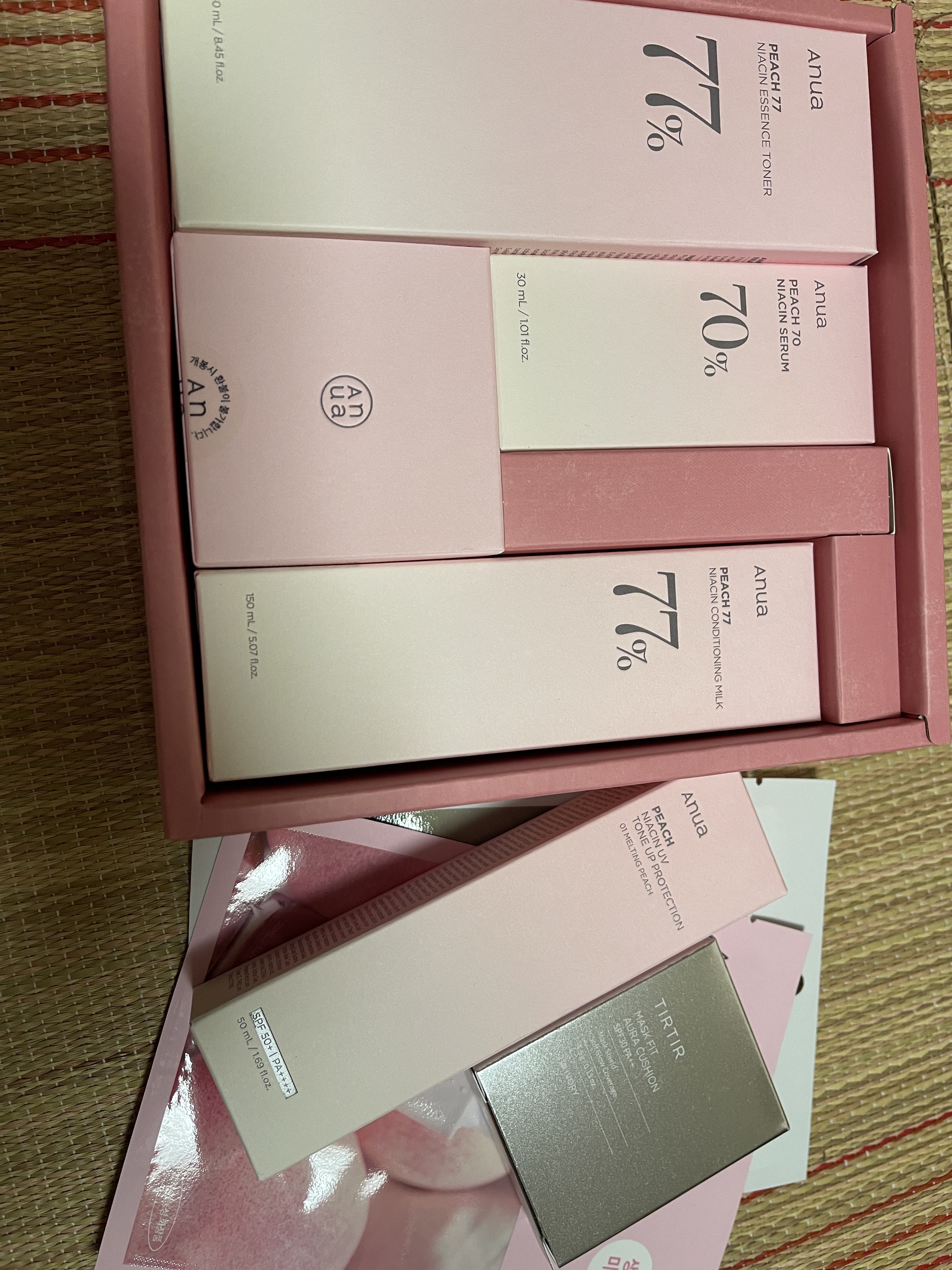 桃77％ナイアシンエッセンストナー 250ml/Anua/化粧水を使ったクチコミ（2枚目）