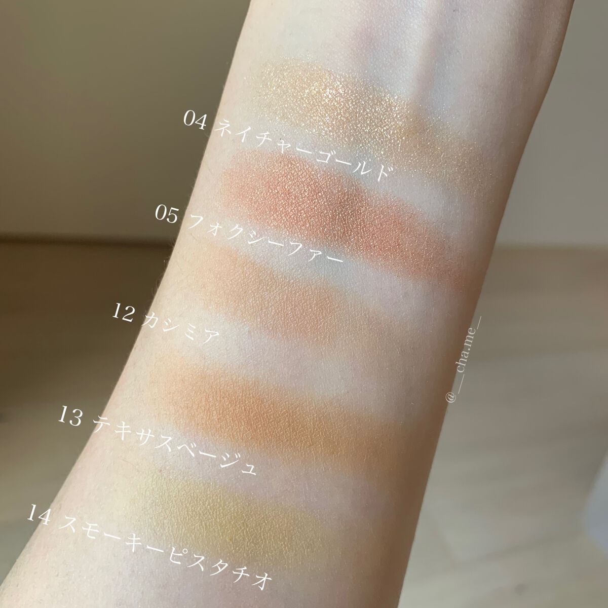 ヴァティック アイズ 13 テキサスベージュ/Celvoke/単色アイシャドウを使ったクチコミ（3枚目）