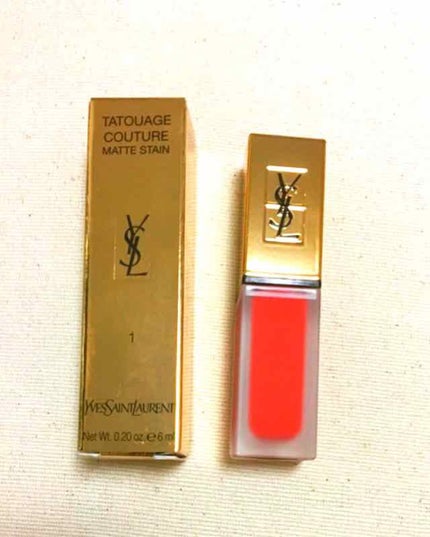 タトワージュ クチュール/YVES SAINT LAURENT BEAUTE/口紅を使ったクチコミ(1枚目)