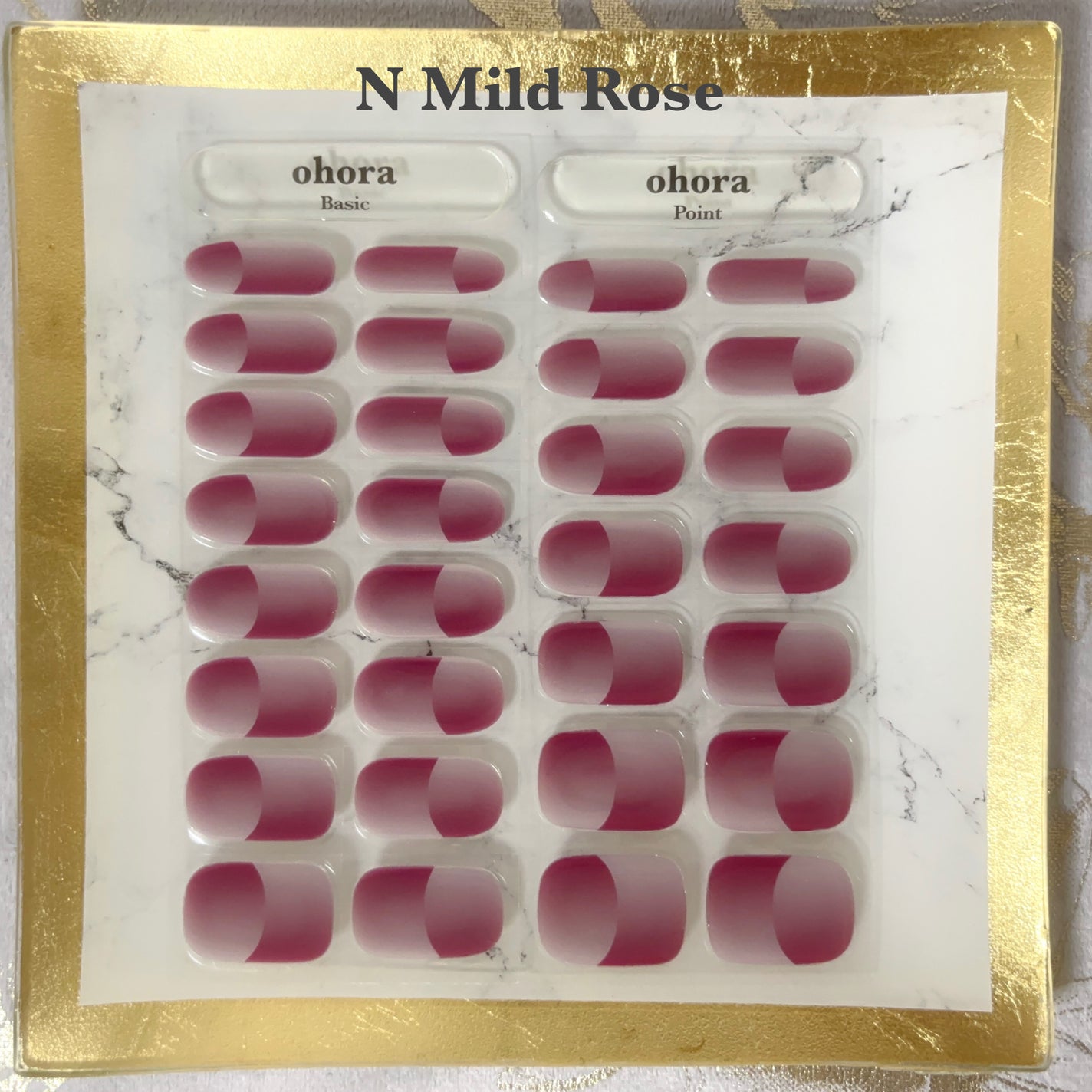 セミキュアジェルネイル(ハンド)/ohora/ネイルシールを使ったクチコミ(2枚目)