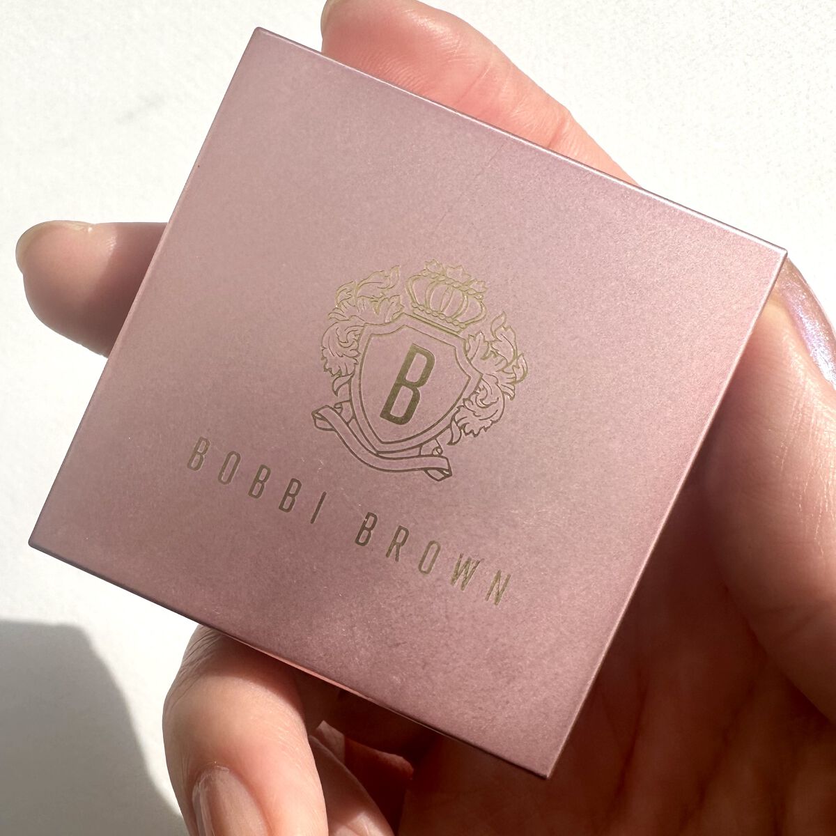 ハイライティング パウダー ピンクグロウ（グロウイング ピンクデザイン）/BOBBI BROWN/パウダーハイライトを使ったクチコミ（1枚目）