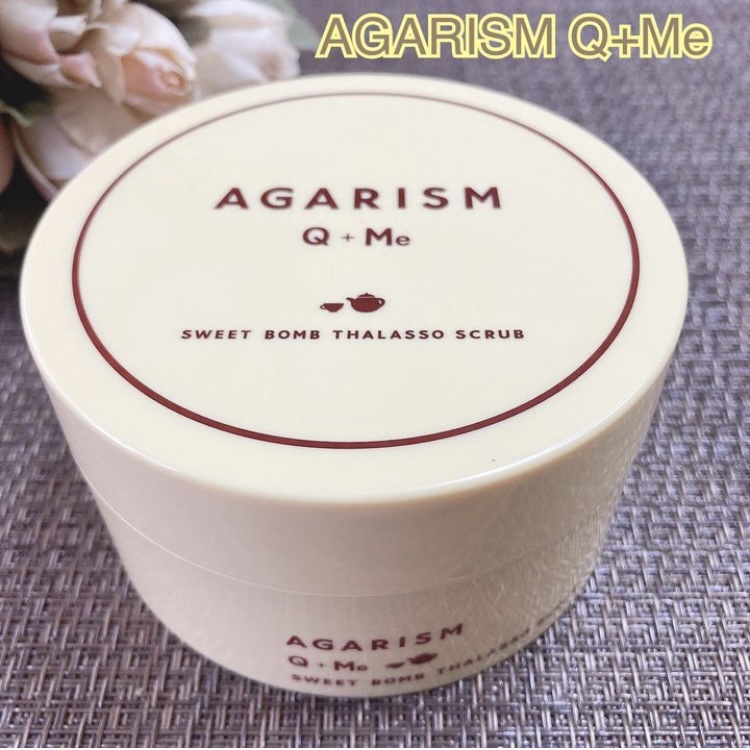 Q+Me スウィートボムタラソスクラブレモンティーの香り/AGARISM/バストケア・ヒップケアを使ったクチコミ（1枚目）