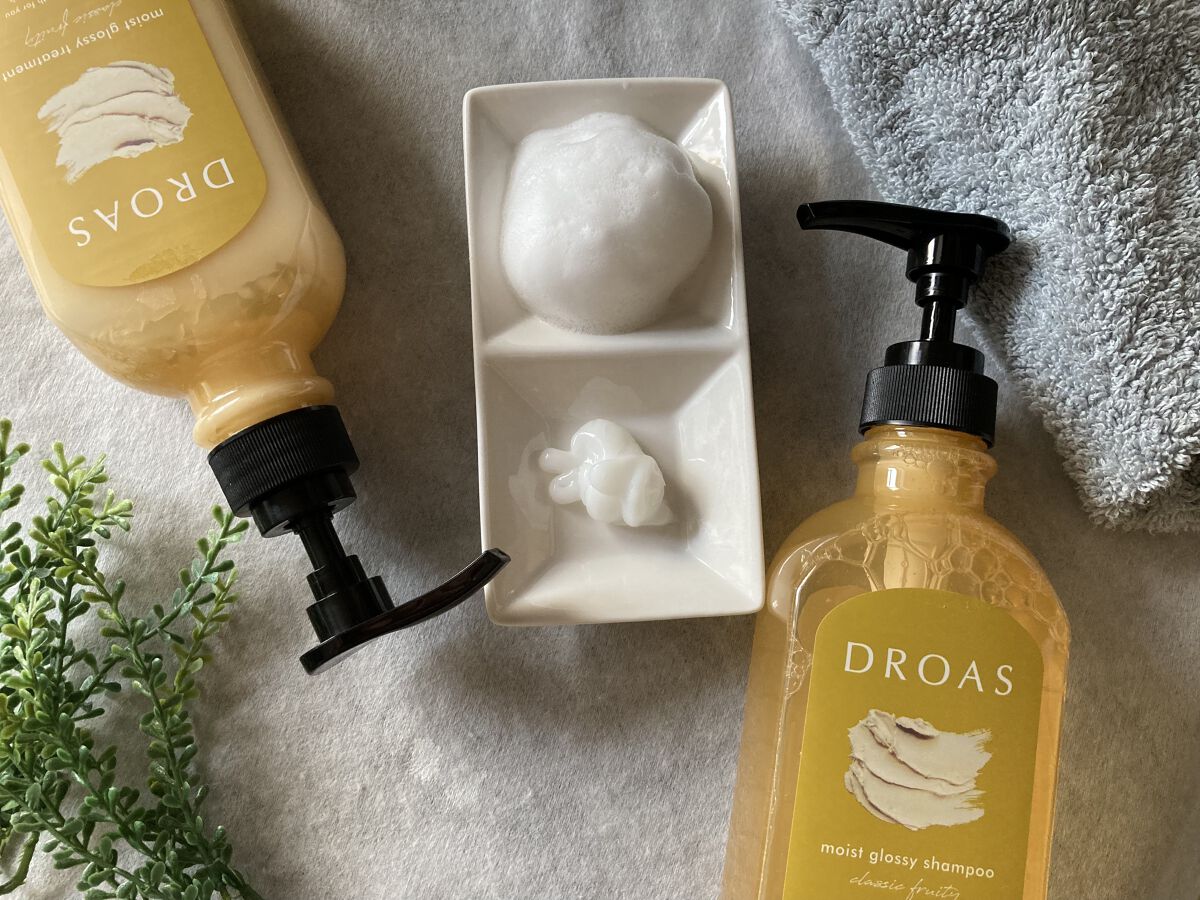 モイストグロッシーシャンプー/トリートメント/DROAS/市販シャンプーを使ったクチコミ（3枚目）
