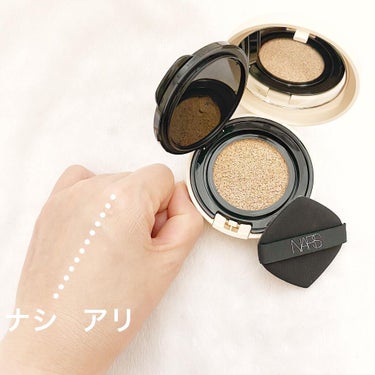 ピュアラディアントプロテクション アクアティックグロー クッションファンデーション SPF50+／PA+++ 00508/NARS/クッションファンデーションを使ったクチコミ（3枚目）