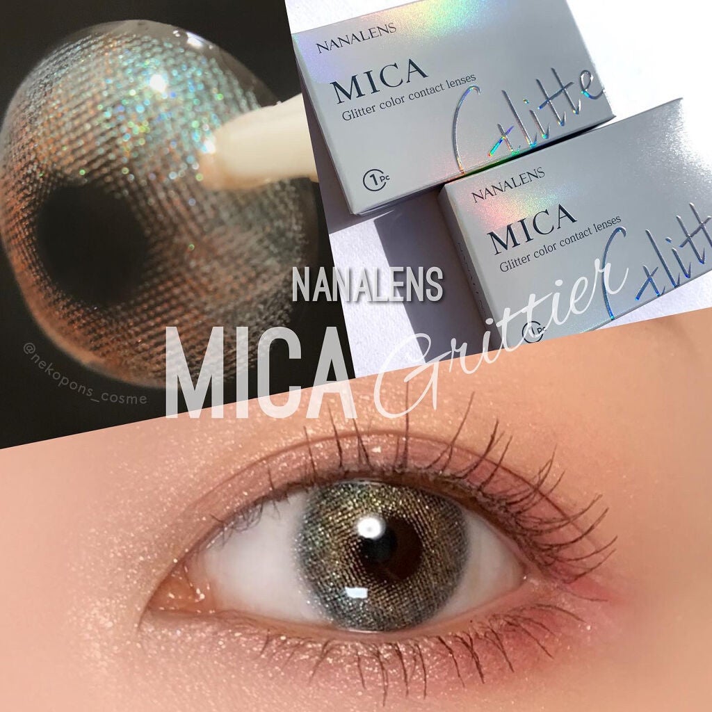 MICA.3month/NANA LENS/カラーコンタクトレンズを使ったクチコミ(1枚目)