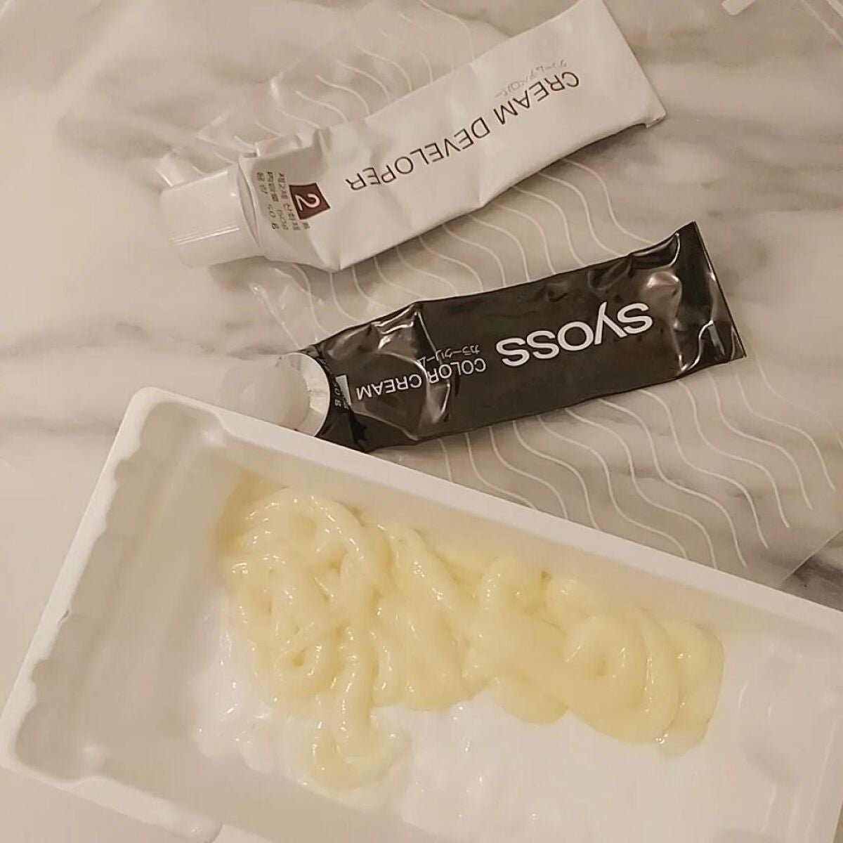 オレオクリーム/サイオス/ヘアカラーを使ったクチコミ(3枚目)