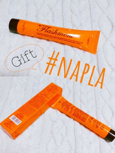 #napla
「#フラッシュメントモイスチャーヘアパック」
¥…？？　（公式¥880）　/　50g　(¥17.6/g)
〈ヘアケア〉〈ヘアトリートメント〉
全？種🧡しっとり🧡
3年11月美容院さんからの