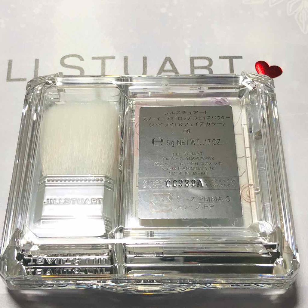 ホワイトラブストーリー コレクション (クリスマスコフレ 2018)/JILL STUART/メイクアップキットを使ったクチコミ(4枚目)