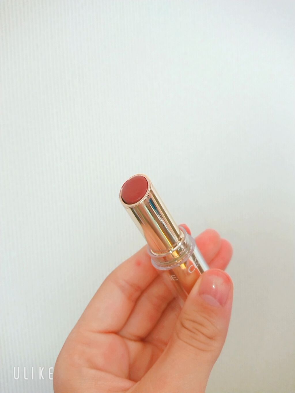 ラスティンググロスリップ/CEZANNE/口紅を使ったクチコミ（2枚目）