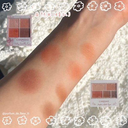 パーフェクトマルチアイズ/キャンメイク/アイシャドウパレットを使ったクチコミ(8枚目)