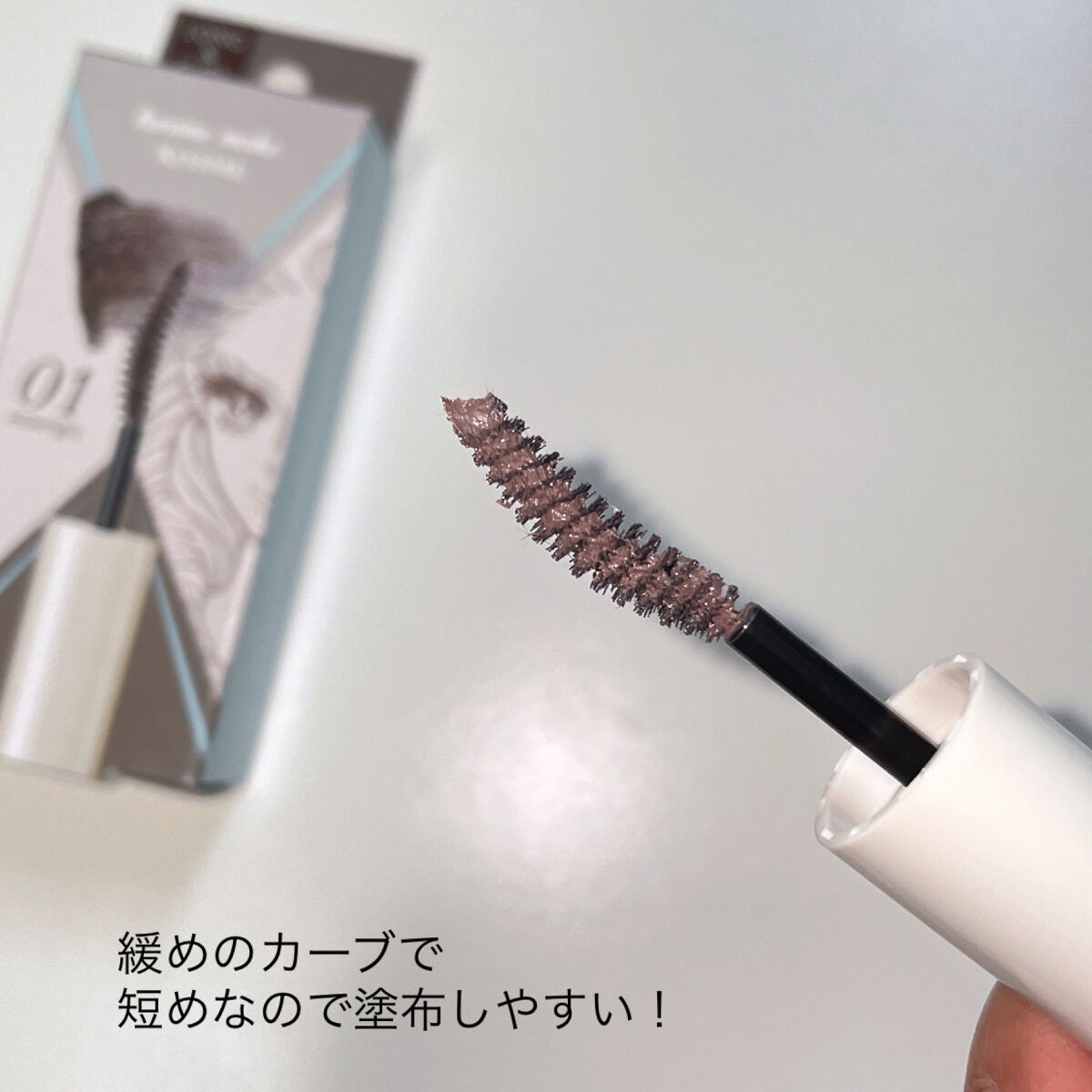 ロング＆カールマスカラ アドバンストフィルムC 01 ムーンライト/ヒロインメイク/マスカラを使ったクチコミ（3枚目）