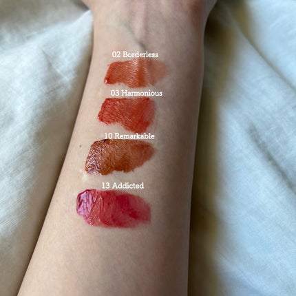 ムードインハンサーウォーターリキッドグロウ/hince/口紅を使ったクチコミ(4枚目)