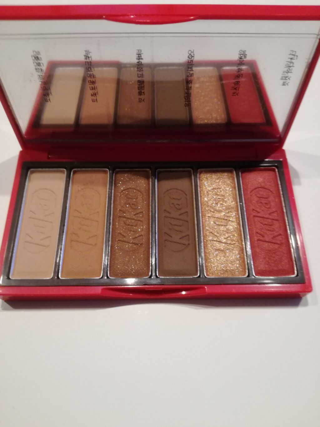 プレイカラーアイズ ミニ #キットカットオリジナル/ETUDE/アイシャドウパレットを使ったクチコミ(2枚目)