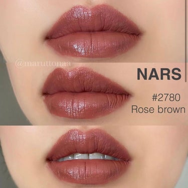 パワーマットリップピグメント 2780  ローズブラウン/NARS/口紅を使ったクチコミ（1枚目）