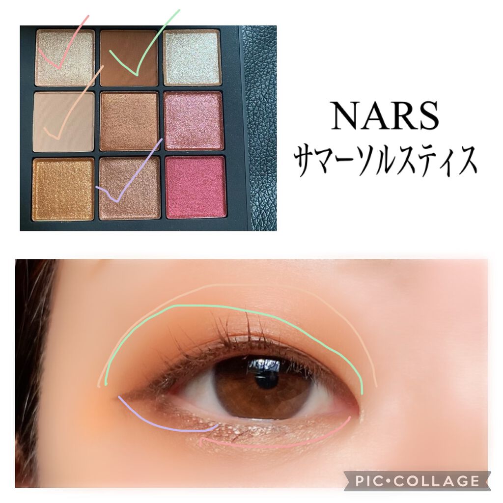 サマーソルスティス アイシャドーパレット/NARS/アイシャドウパレットを使ったクチコミ（1枚目）