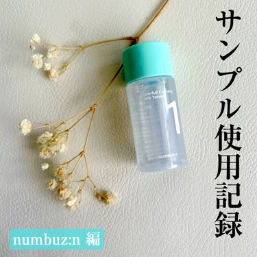 1番 青草たっぷり93％整肌トナー/numbuzin/化粧水を使ったクチコミ（1枚目）