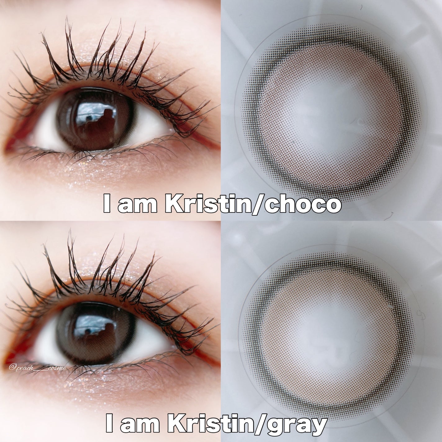 I am Kristin/Hapa kristin/1ヶ月(1MONTH)カラコンを使ったクチコミ(7枚目)
