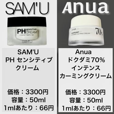 ドクダミ70％インテンスカーミングクリーム/Anua/フェイスクリームを使ったクチコミ（2枚目）