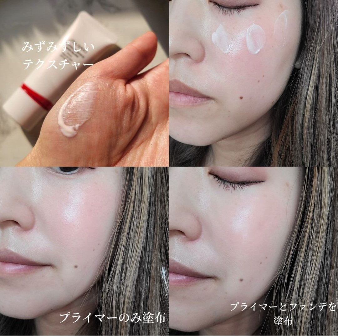 エッセンス スキングロウ ファンデーション/SHISEIDO/リキッドファンデーションを使ったクチコミ（2枚目）