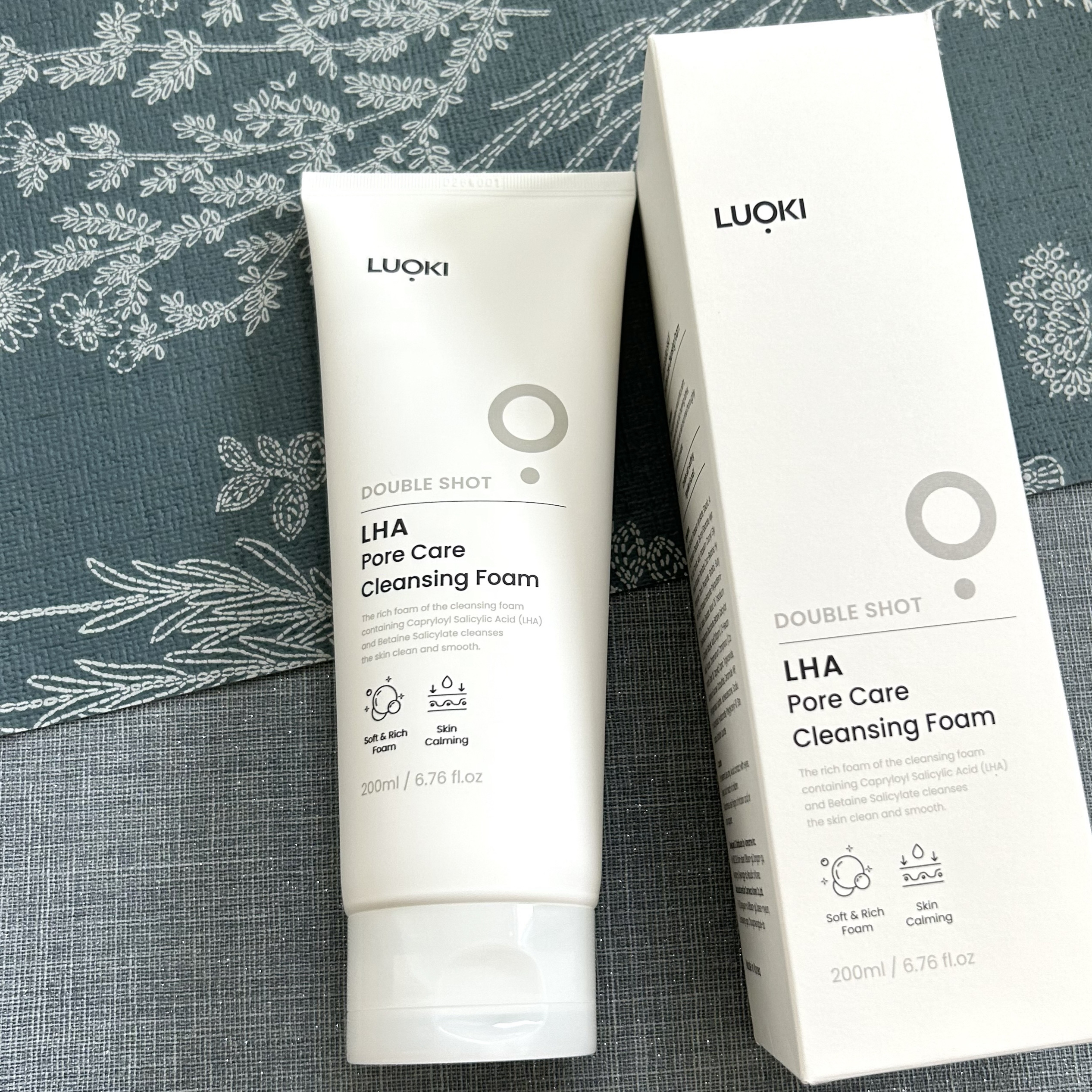 ダブルショットLHA毛穴ケアクレンジングフォーム /LUOKI/クレンジングクリームを使ったクチコミ（1枚目）