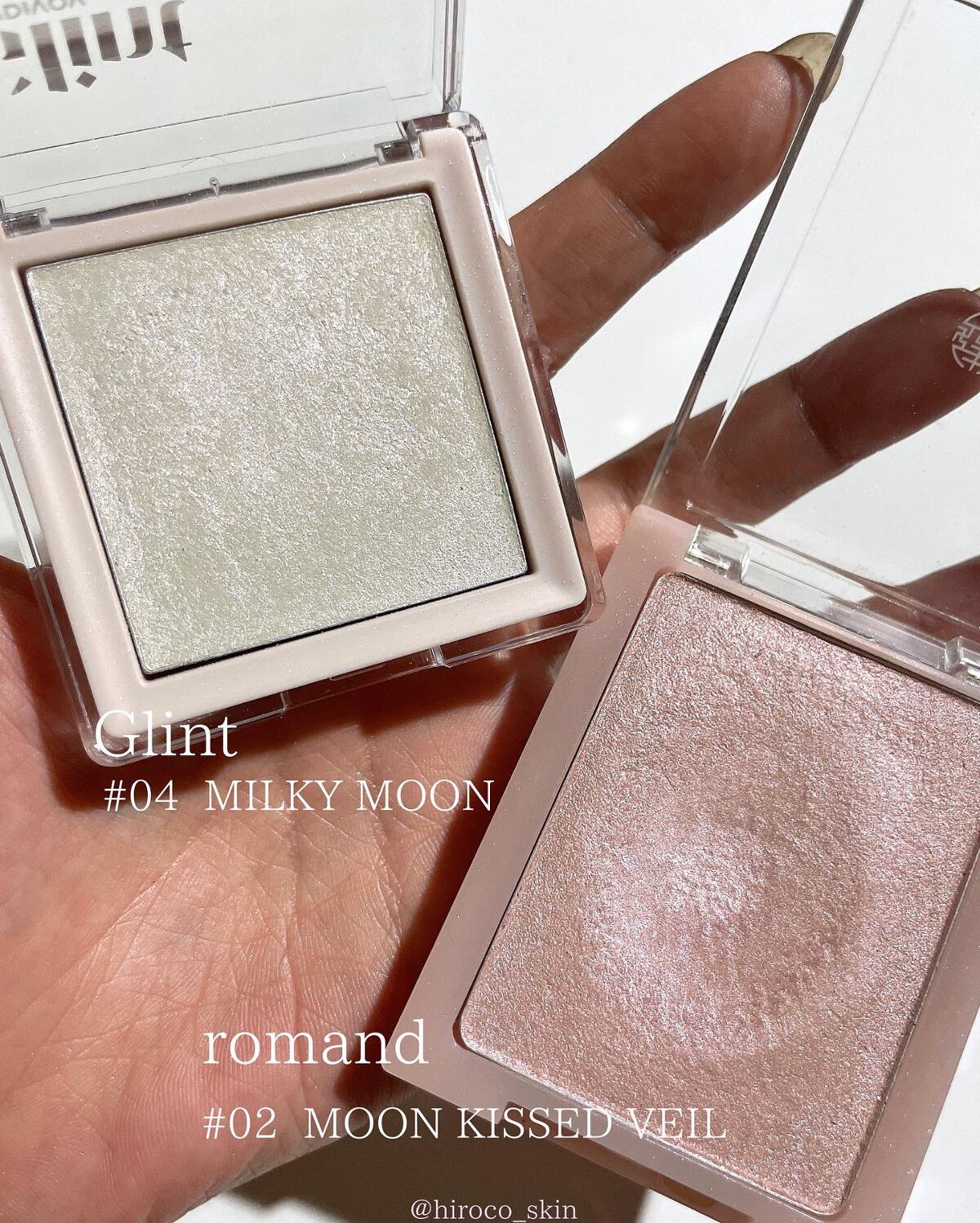 ヴェールライター/rom&nd/パウダーハイライトを使ったクチコミ（2枚目）