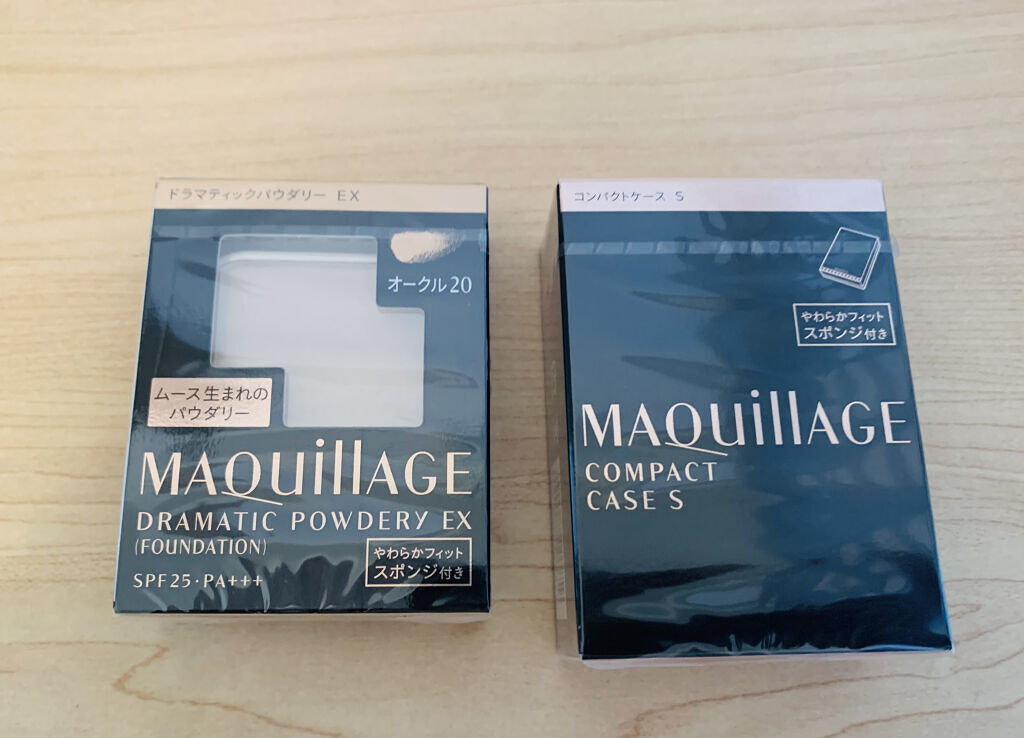 ドラマティックパウダリー EX/マキアージュ/パウダーファンデーションを使ったクチコミ（1枚目）