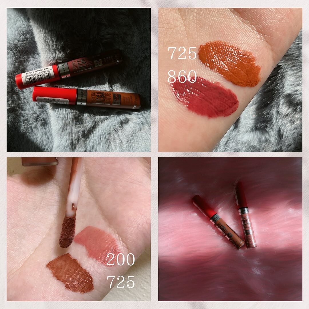 ラスティング メガ マット リキッド リップカラー/リンメル ロンドン/口紅を使ったクチコミ（2枚目）