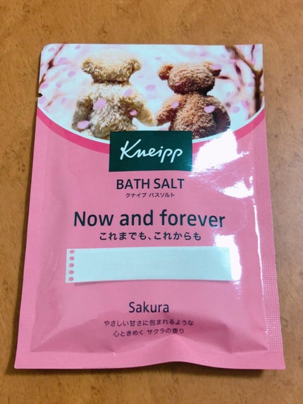 クナイプ バスソルト サクラの香り/クナイプ/無機塩系入浴剤を使ったクチコミ(1枚目)