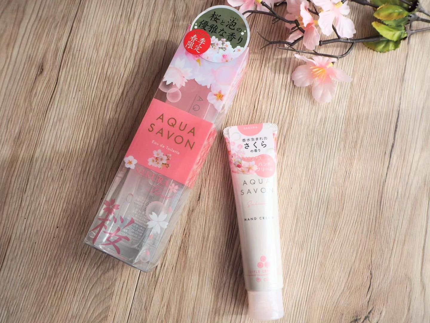 アクア　シャボン　サクラフローラルの香り　オードトワレ/アクアシャボン/香水(レディース)を使ったクチコミ（1枚目）