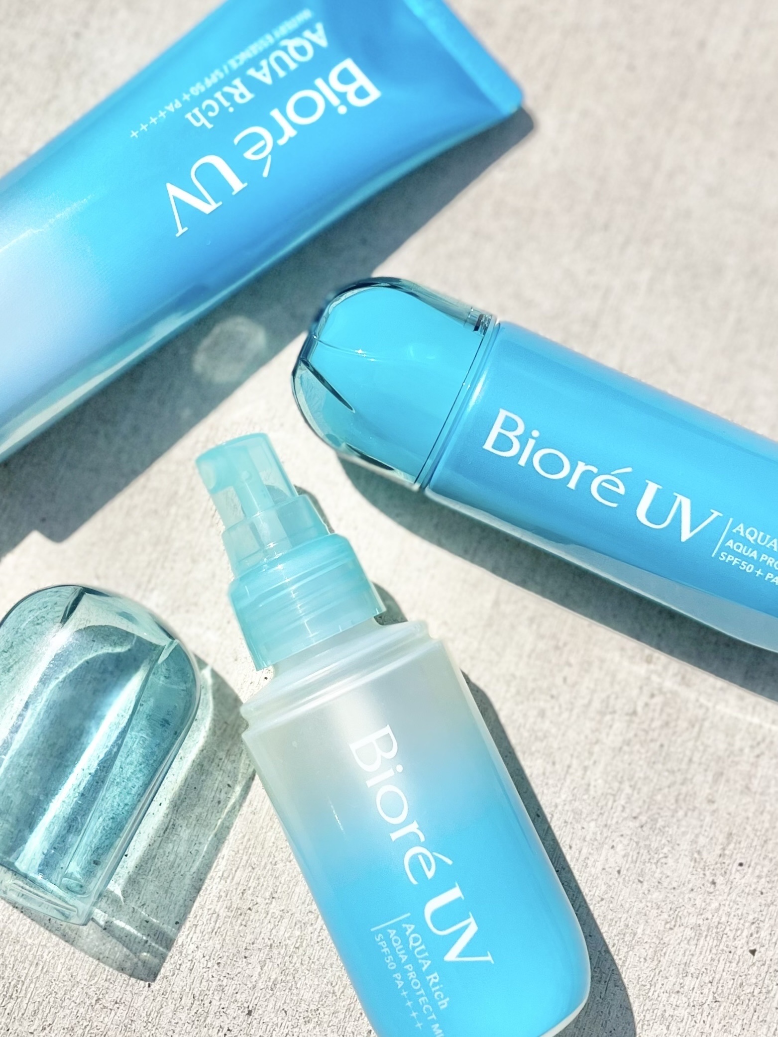 ビオレUV アクアリッチ アクアプロテクトローション(水層パック)/ビオレ/日焼け止めローションを使ったクチコミ（2枚目）