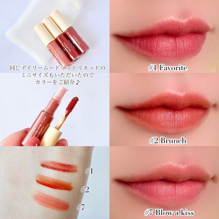 デイリームードマットリキッド/nuegray/リップグロスを使ったクチコミ(5枚目)