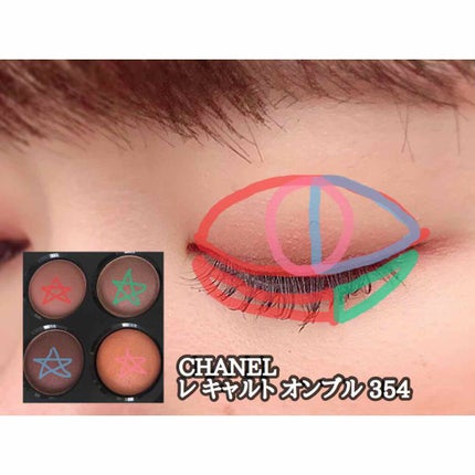 レ キャトル オンブル/CHANEL/アイシャドウパレットを使ったクチコミ(2枚目)