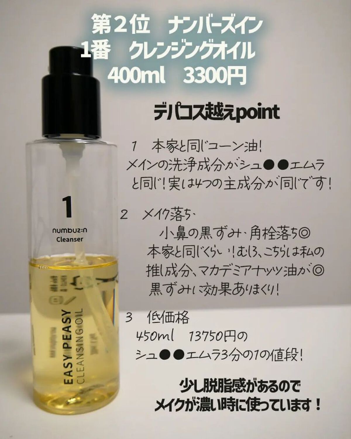 ガラクナイアシン2.0エッセンス/manyo/美容液を使ったクチコミ（2枚目）