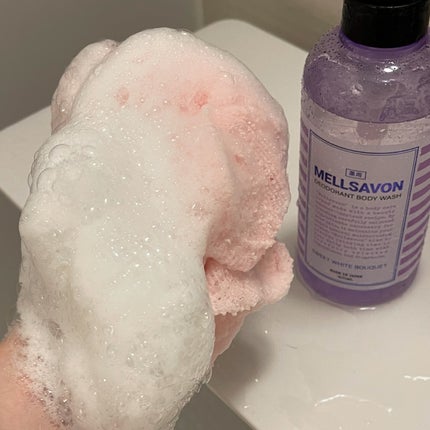 メルサボン デオドラント ボディウォッシュ スイートホワイトブーケ/Mellsavon/ボディソープを使ったクチコミ(4枚目)