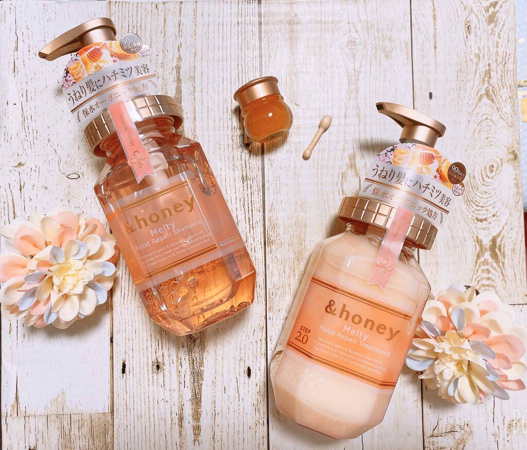 &honey Melty モイストリペア シャンプー1.0／モイストリペア ヘアトリートメント2.0/&honey/市販シャンプーを使ったクチコミ（1枚目）
