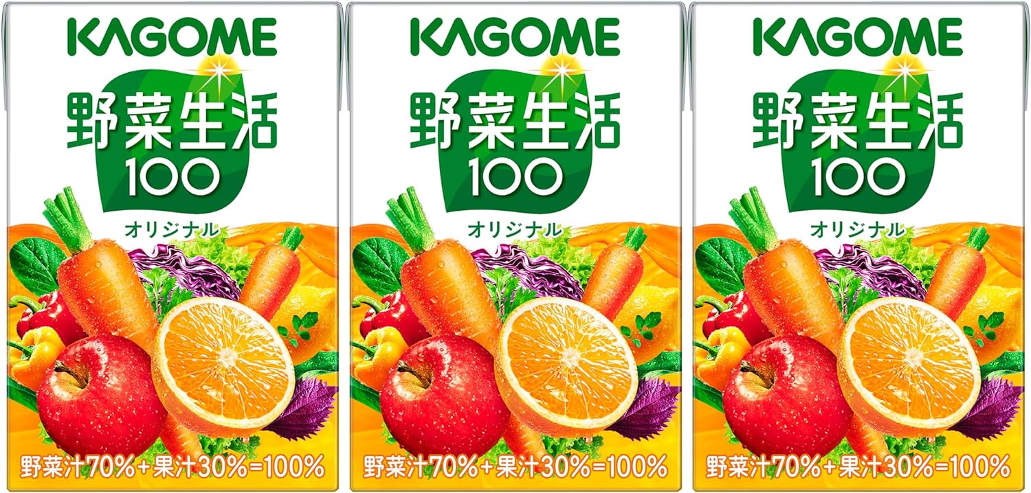 野菜生活100 オリジナル 100m×3