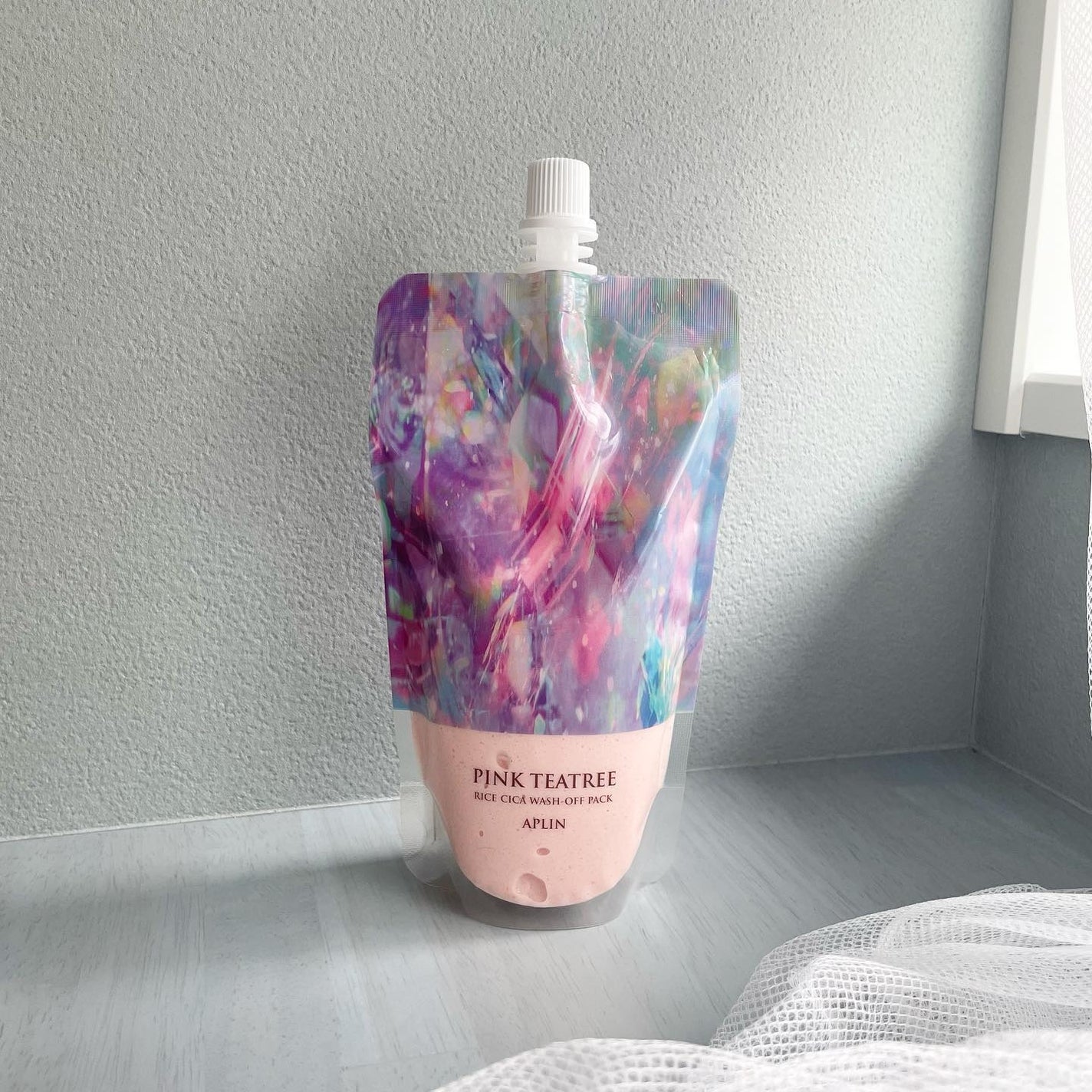 ピンクティーツリーライスシカウォッシュオフパック/APLIN/洗い流すパック・マスクを使ったクチコミ(1枚目)